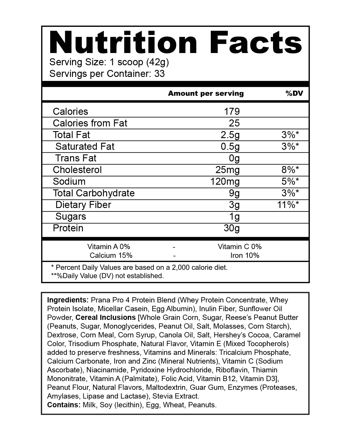 Prana-Pro 4 Protein PB Cereal Puffs