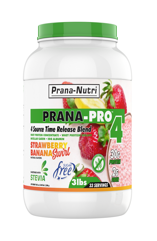 Prana-Pro 4 Protein Strawberry Banana Swirl